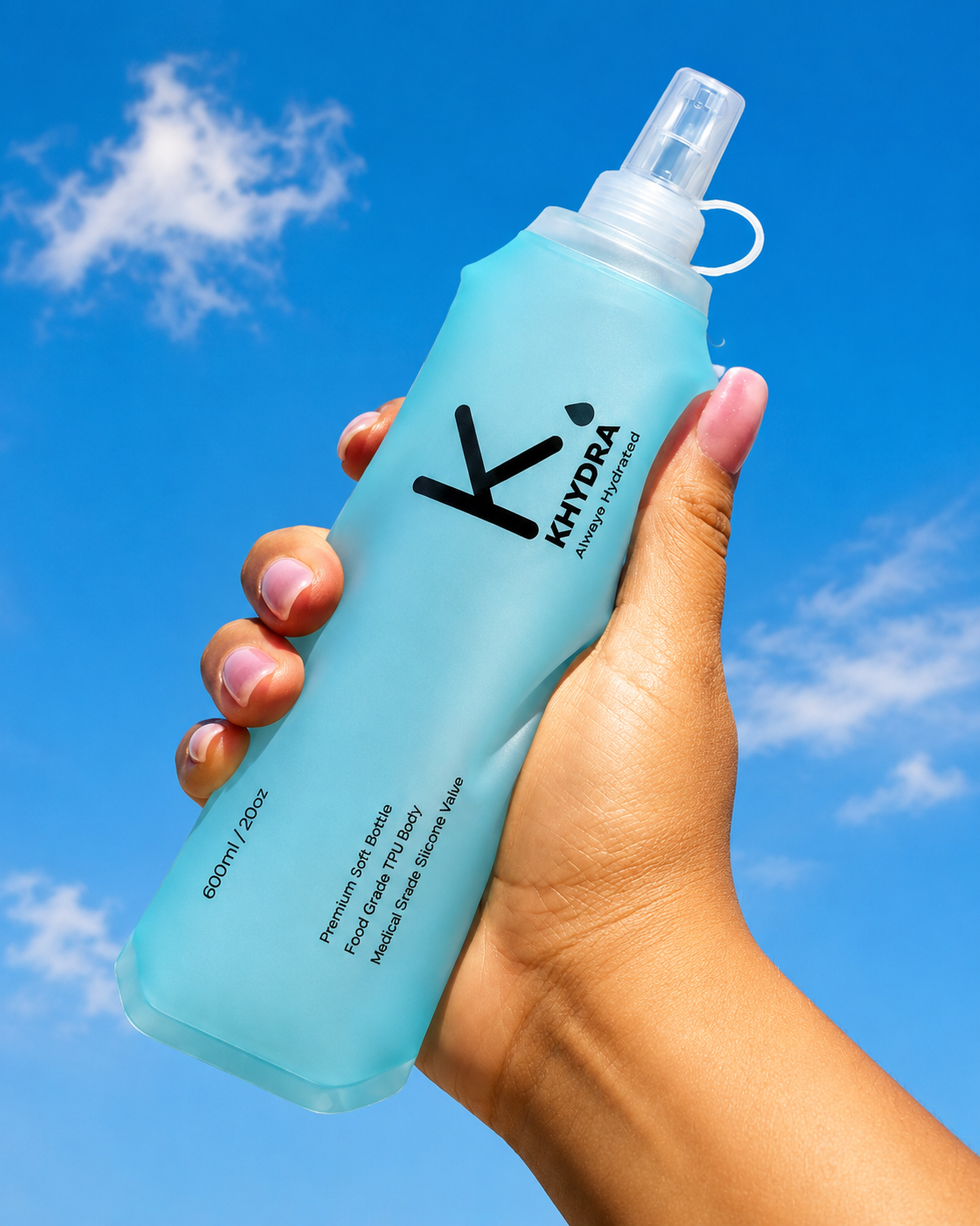 Khydra flask in Sky Blue