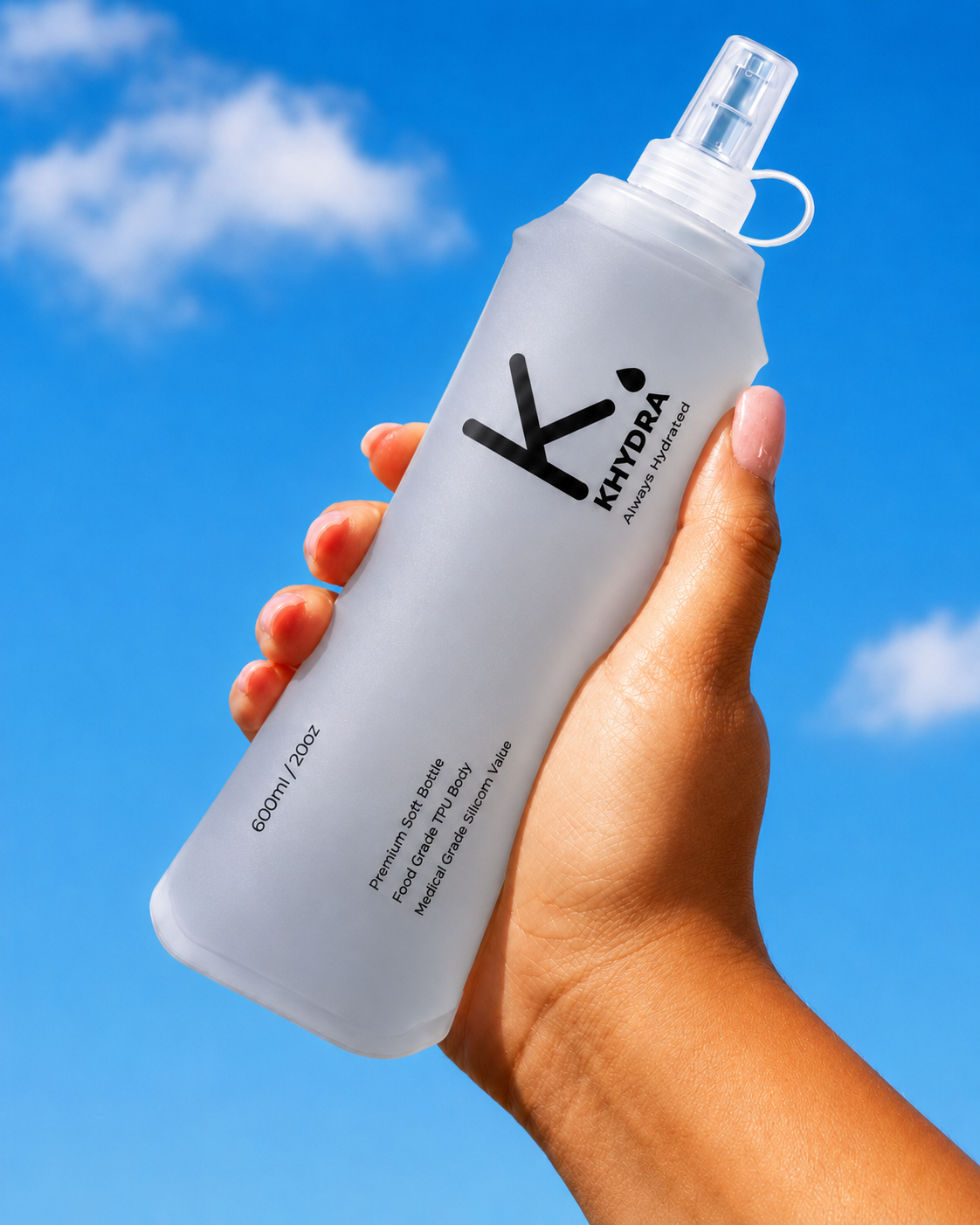 Khydra flask in Stone Grey