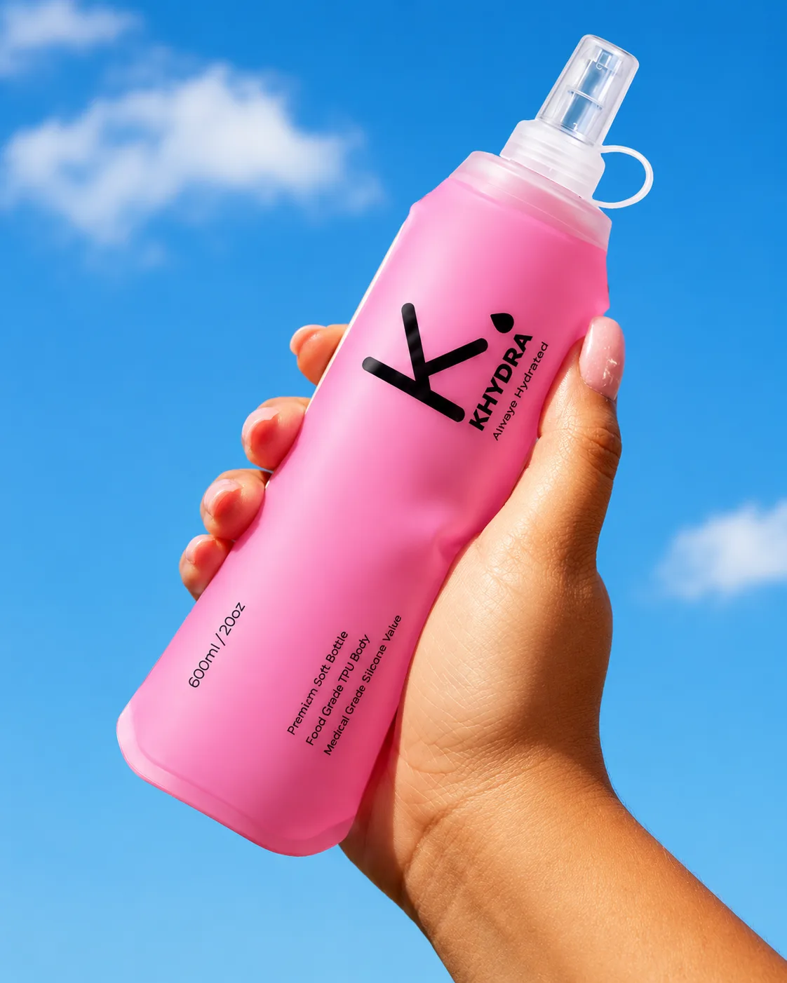 Khydra Adult Flask in Blush Pink